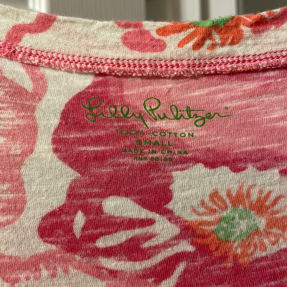 Lilly Pulitzer Small Cotton T Shirt Dress